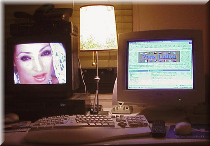 Television Set & Computer